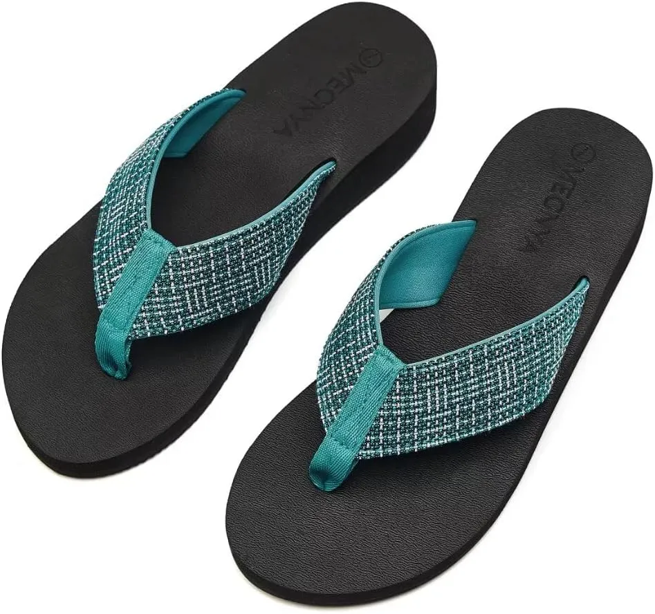 MEGNYA Womens Flip Flops/Sandals/Summer Beach Slippers