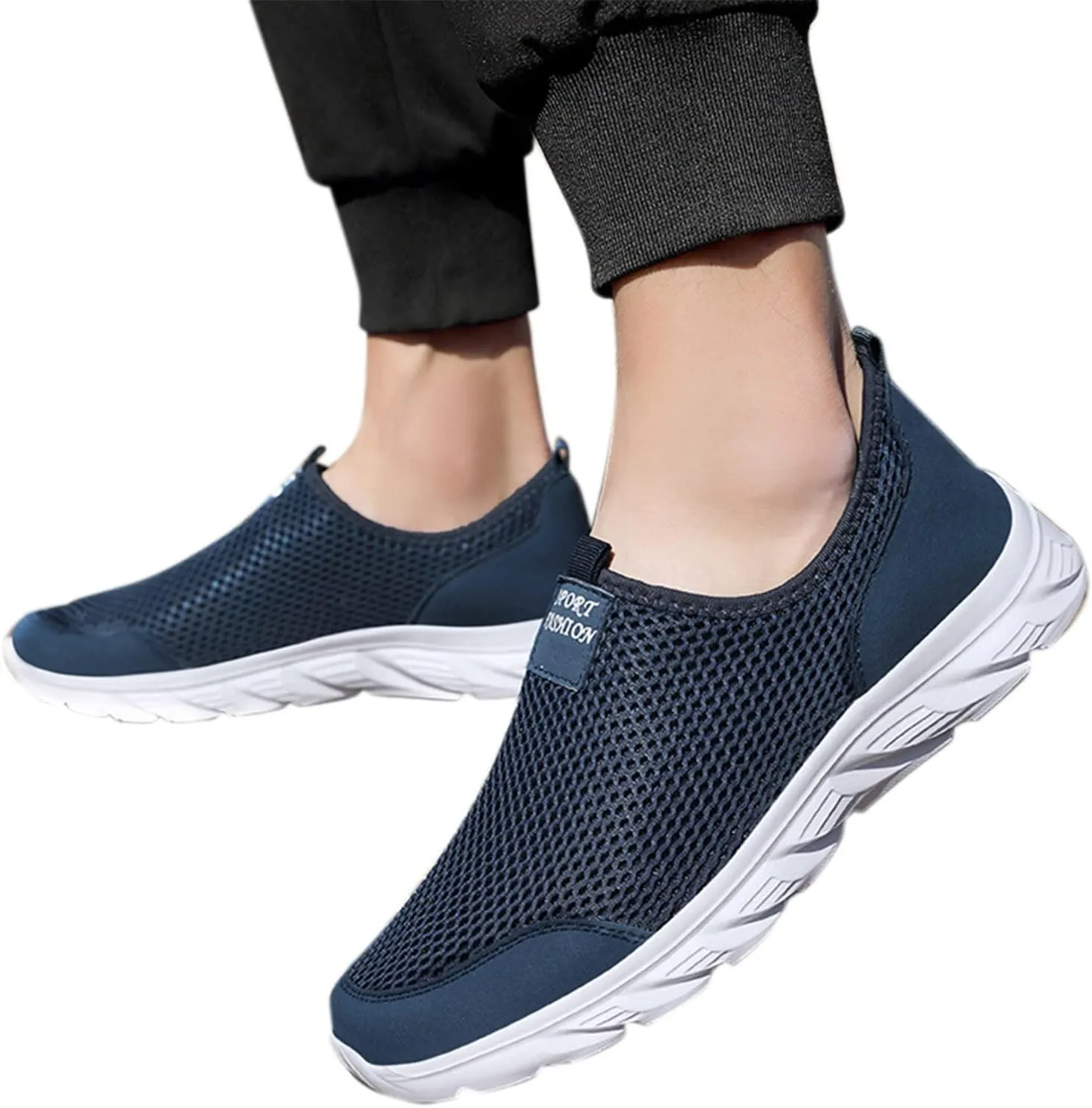 Men Sneaker 12 Men Shoes Summer Lightweight Breathable Casual Shoes Single Mesh Casual Sneaker Shoes for Men Fashion