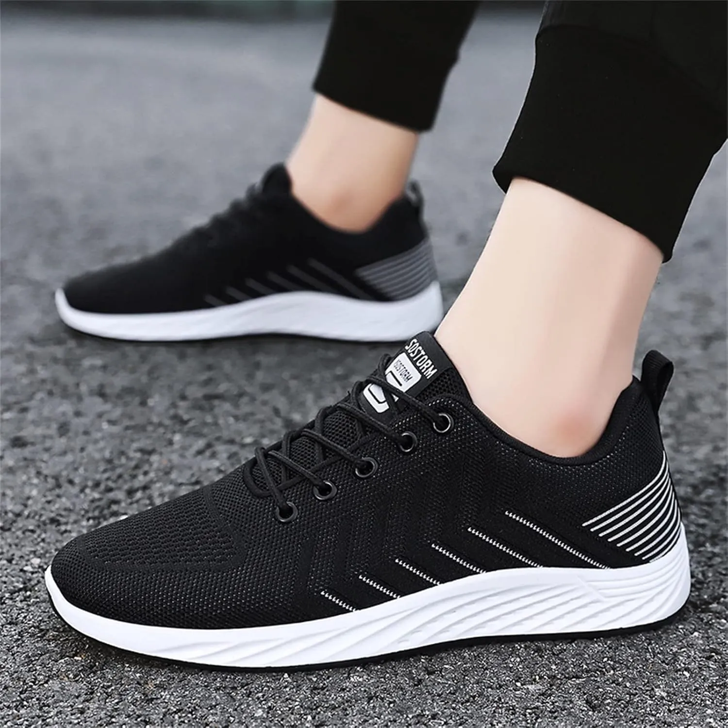 Mens Slip on Shoes Mens Training Shoes Breathable Mesh Fashion Sneakers New Sneakers Comfortable Casual Walking Tennis Wide Toe Box for Men