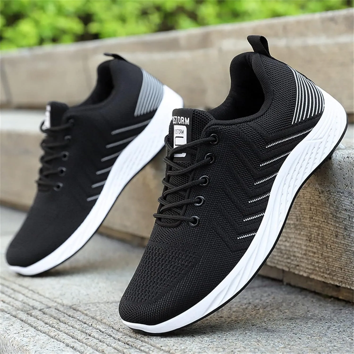 Mens Slip on Shoes Mens Training Shoes Breathable Mesh Fashion Sneakers New Sneakers Comfortable Casual Walking Tennis Wide Toe Box for Men