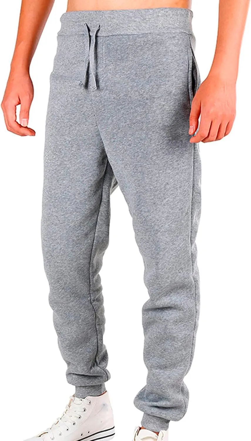 Mens Sweatpants with Pockets Big and Tall Fit Casual Trousers Mens Lightweight Running Gym Jogger Pants Men's Workout