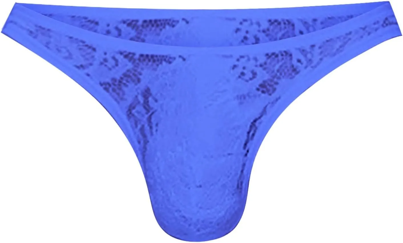 Men's Underwear Thongs Exposed Hole In Front G-String Bulge Ball Pouch Gay Underpants Briefs Gag Lingerie Nightclub