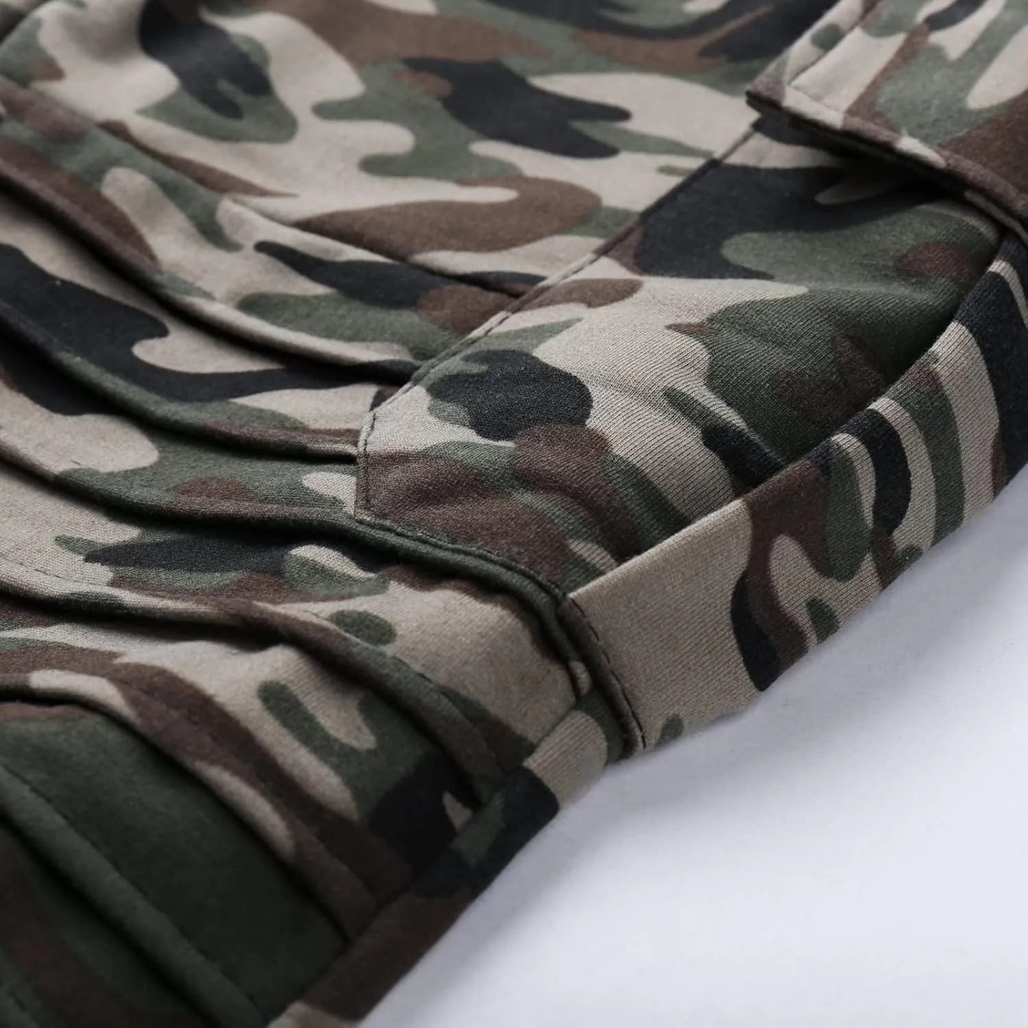 Mens Workout Cargo Sweatpants Men Lounge Pants Men's Casual Pants Overalls Solid Color Multi-Pocket Straight Trousers