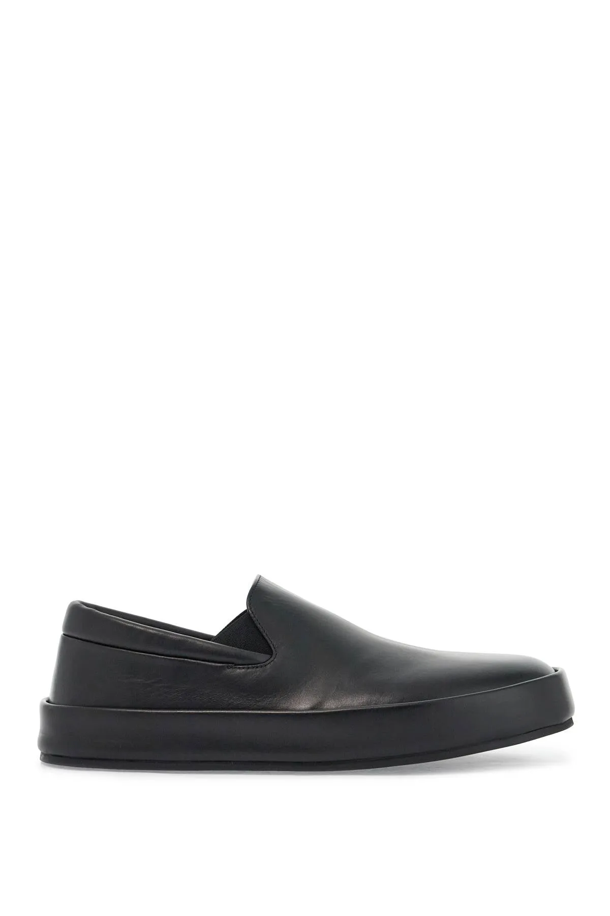 Minimalist Leather Slip-Ons