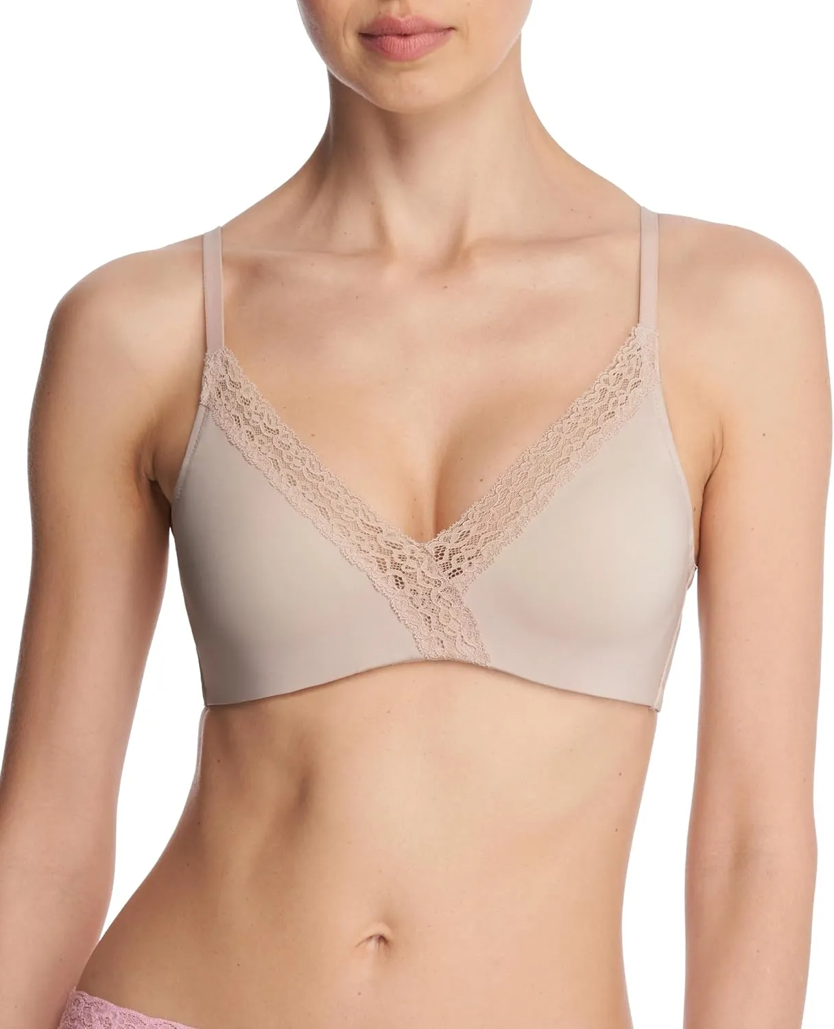 Natori Women's Simply Lace Contour Plunge Underwire