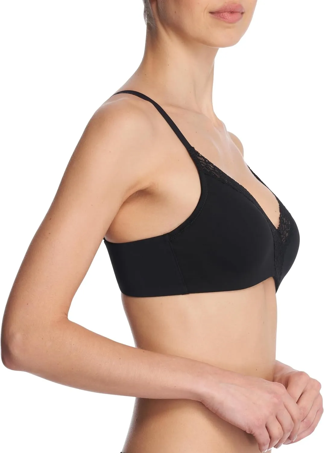 Natori Women's Simply Lace Contour Plunge Underwire