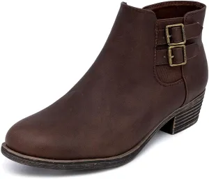 Nautica Women's Ankle Boot with Side Zipper - Stylish Dress Boot for Women | Featuring a Low Heel, Chic Design, and Versatile Sizing | The Perfect Ankle Bootie for Dressy and Casual Occasions - Alara