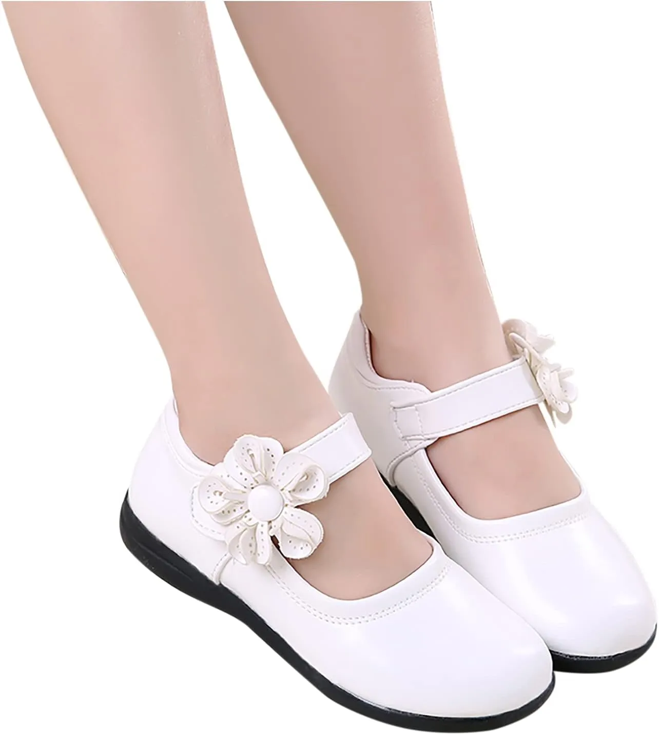 Newborn Shoes for Girls,Children Baby Girls Leather Flower Princess Shoes Soft Dance Shoes Kids Shoes