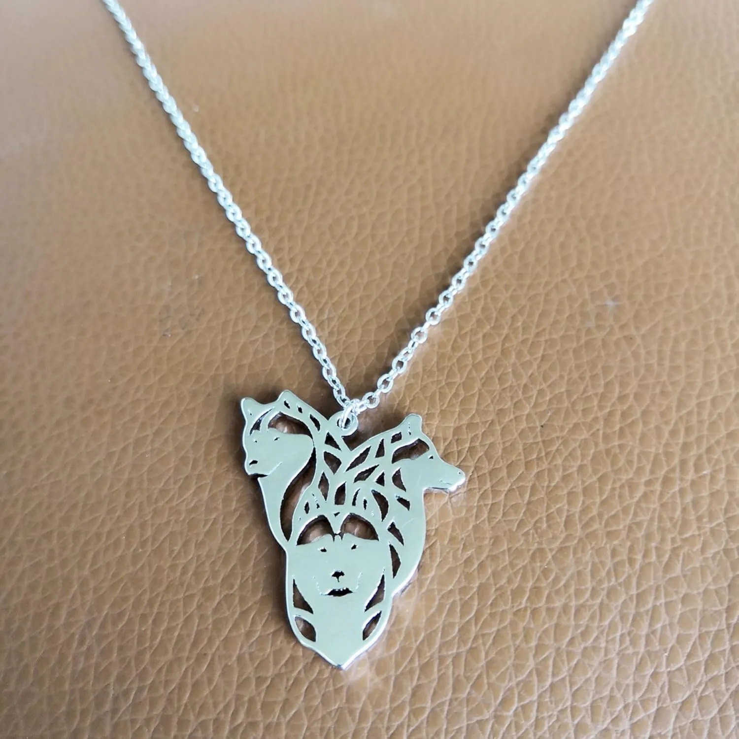 NOUMANDA Siberian Husky Family Necklace Puppy Dog Lover Pendant Memorial Necklaces Pendants