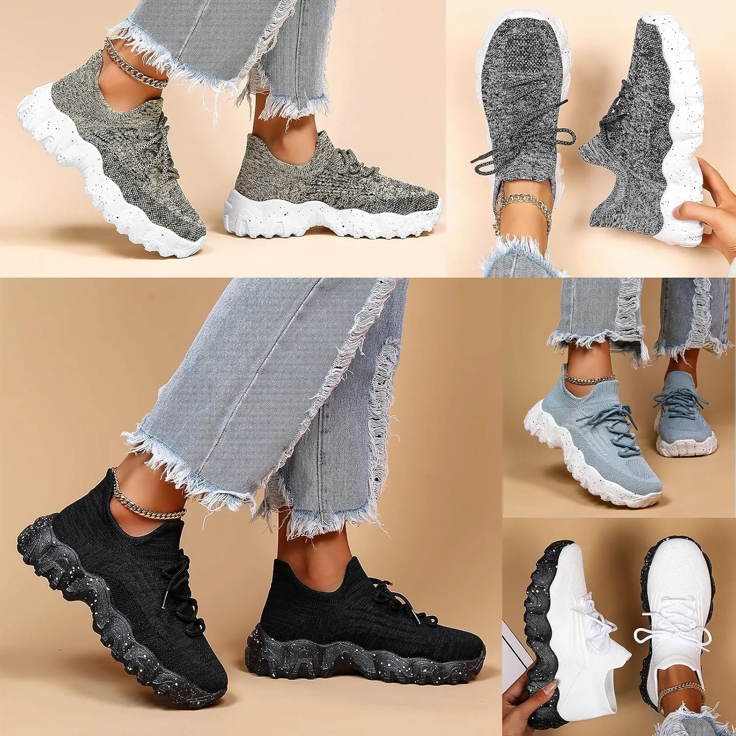 Nursebabe Shoes Ortho Pro,Nurse Babe Tennis Shoes Women Classic,Mesh Breathable Non-Slip Slip On Orthopedic Sneakers