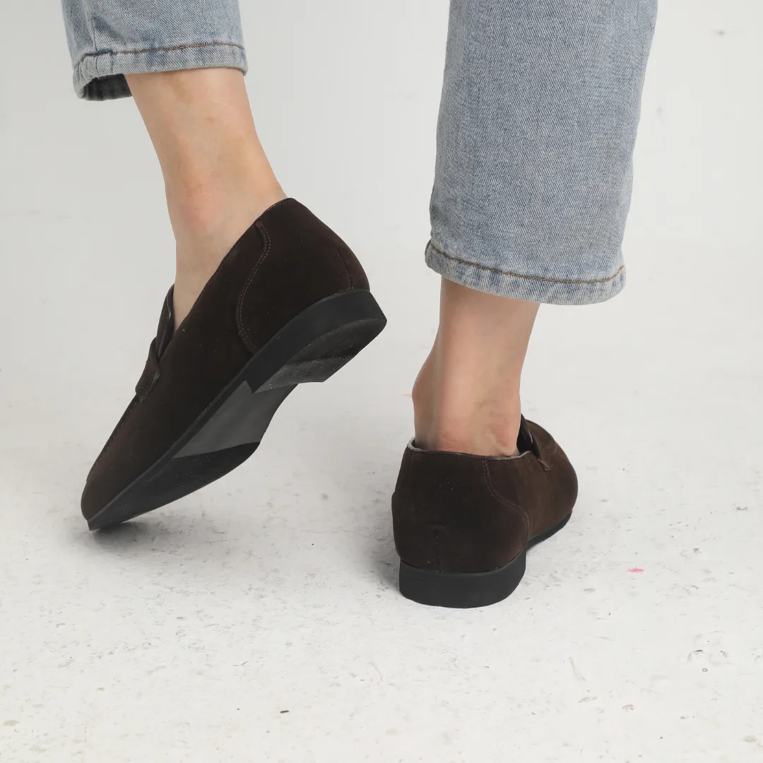 Onnat Suede Strap Loafers