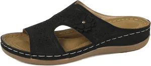 Orthopedic Sandals for Women Comfortable Dressy Wedge Spring Shoes Summer Vacation Arch Support Orthotic Sandals