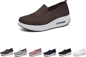 Orthopedic Sneakers For Women, Womens Orthopedic Sneakers, Mesh Up Stretch Platform Sneakers, Orthopedic Sneakers
