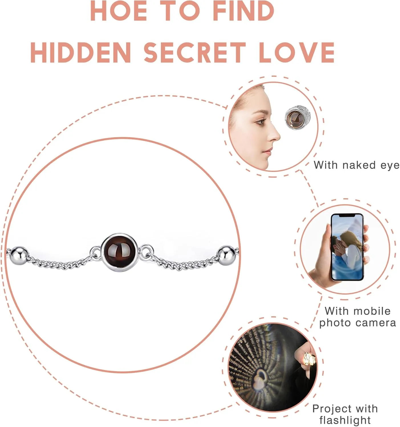 Personalized bracelets, custom bracelets, bracelets with photos inside - perfect gifts for wife and mother