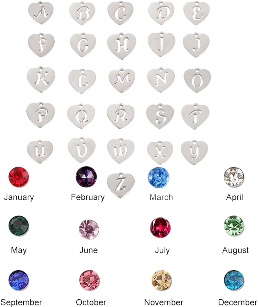 Personalized Mother Bracelets for Women with Birthstones Initial Bangle Bracelets for Women Custom Friendship Bracelets Grandma Bracelets with Name