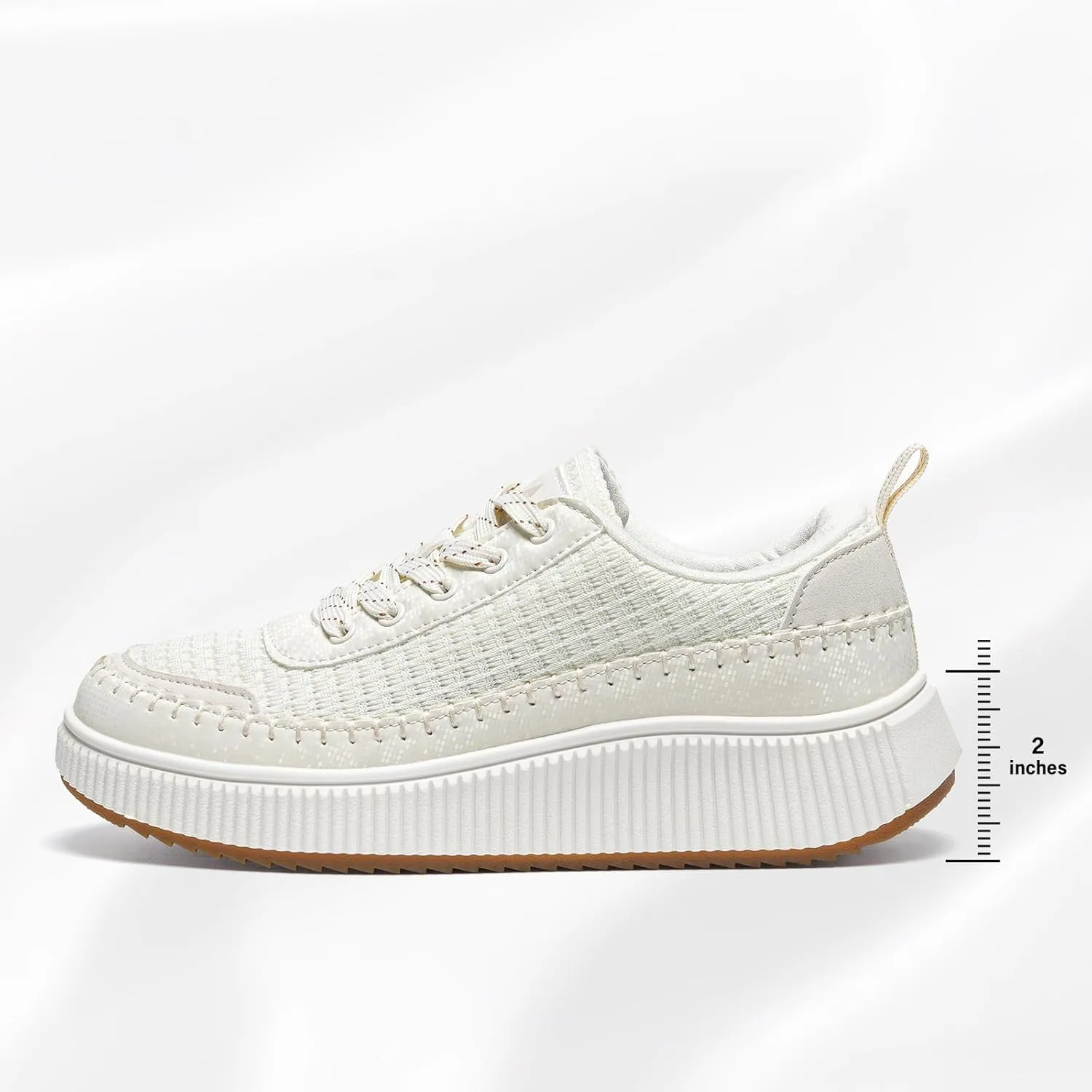 Platform Sneakers for Women Fashion Non-Slip Chunky Casual Walking Shoes Womens Breathable Lightweight Tennis