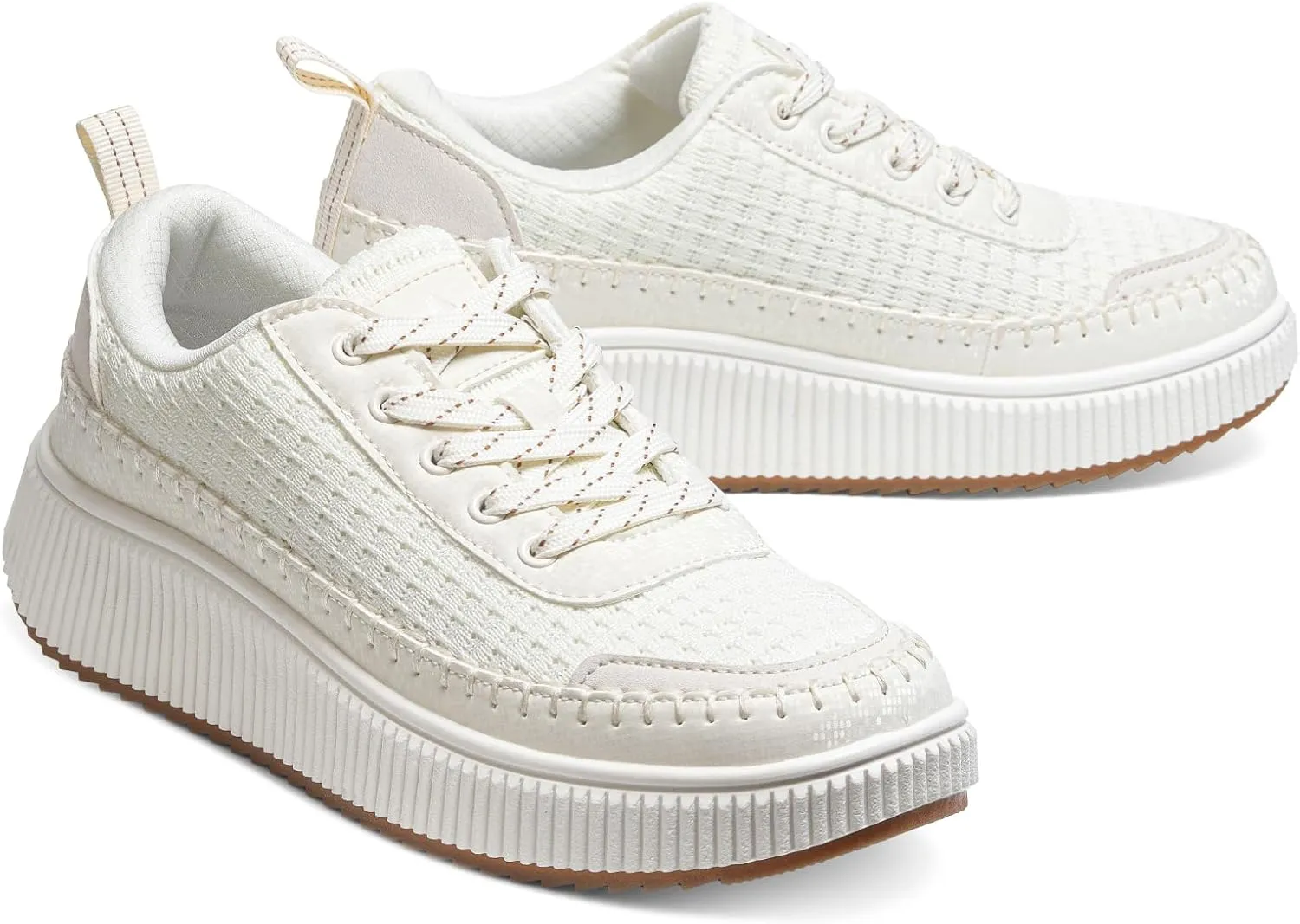 Platform Sneakers for Women Fashion Non-Slip Chunky Casual Walking Shoes Womens Breathable Lightweight Tennis