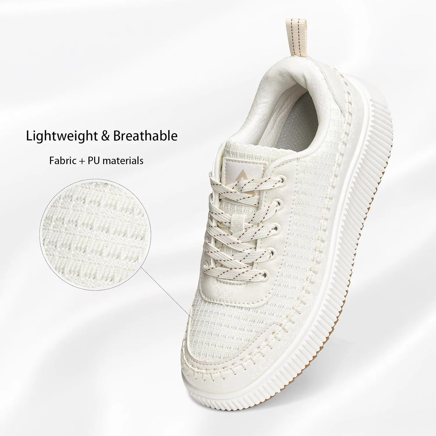 Platform Sneakers for Women Fashion Non-Slip Chunky Casual Walking Shoes Womens Breathable Lightweight Tennis