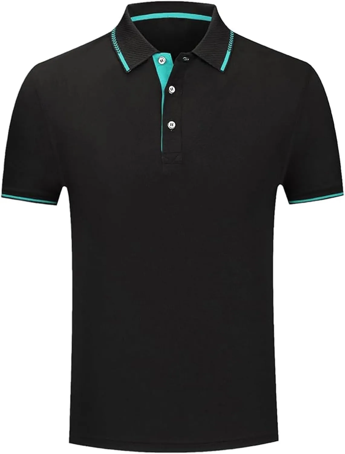 Polo Shirts for Men Moisture Wicking Men's Golf Shirts Casual Dry Fit Sleeve Short Polo Shirts