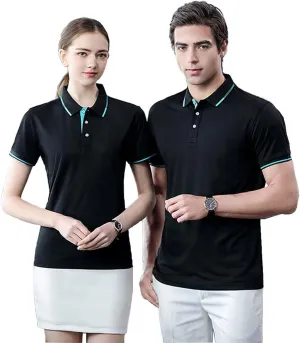 Polo Shirts for Men Moisture Wicking Men's Golf Shirts Casual Dry Fit Sleeve Short Polo Shirts