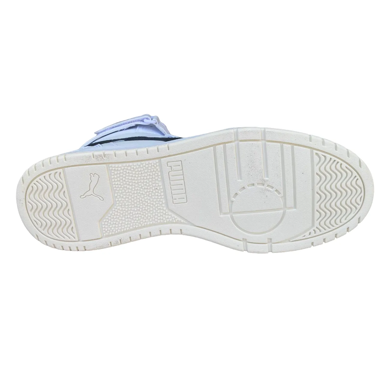 Puma men's sneakers shoe with lace and strap RBD Game 385839 01 white-black