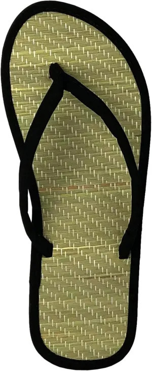 REDVOLUTION Women's Bamboo Sandal Flip-Flops Flats Beach Summer Shoe