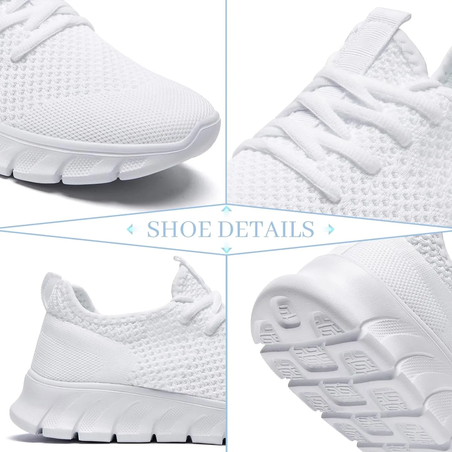 Running Shoes for Men Womens Walking Tennis Gym Sneakers Slip On Comfortable Lightweight Athletic Workout Fashion Sports Shoes