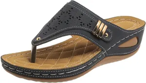 Sandals Women Dressy Summer Flat Cute Casual Beach Shoes Orthotic Slides Comfortable Orthopedic Thong Flip Flops 2025