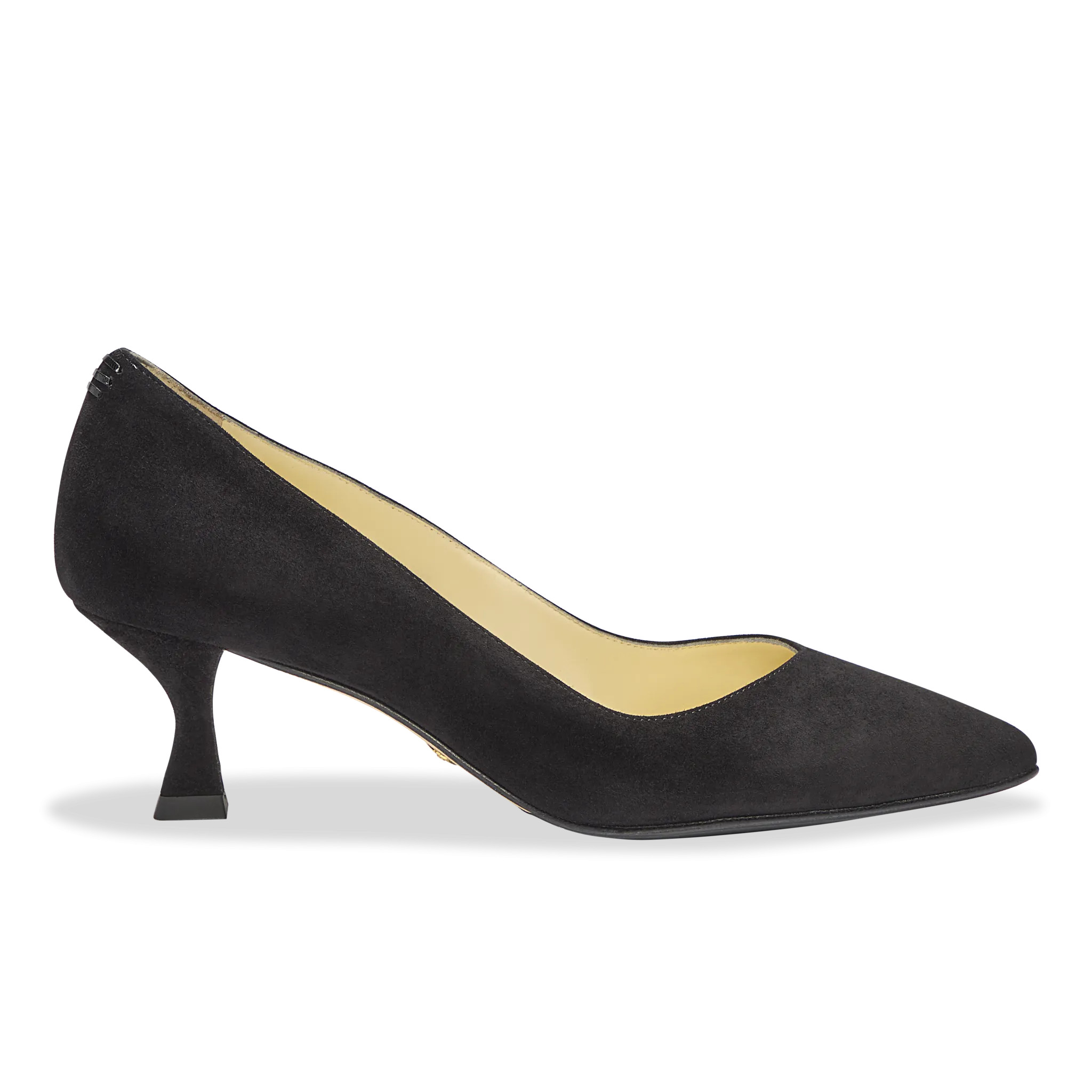 Sarah Flint Perfect Kitten Pump 50 :: Black Suede