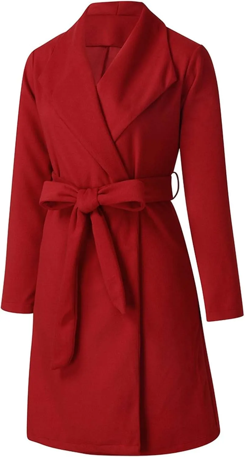SHAOBGE Cute Trench Coats for Women Women Long Sleeve Hairy Open Front Short Cardigan Suit Jacket Long Jackets for Women