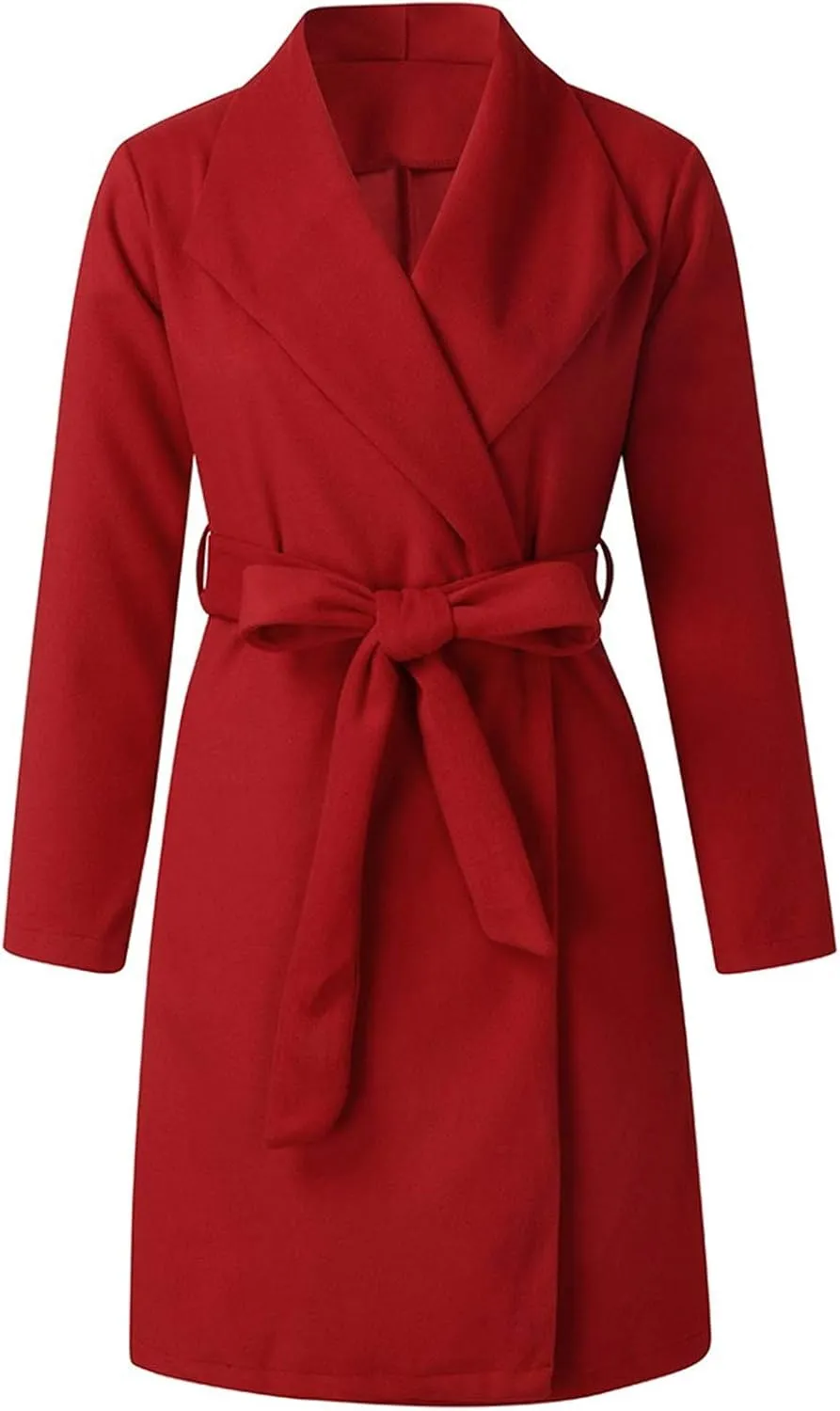 SHAOBGE Cute Trench Coats for Women Women Long Sleeve Hairy Open Front Short Cardigan Suit Jacket Long Jackets for Women