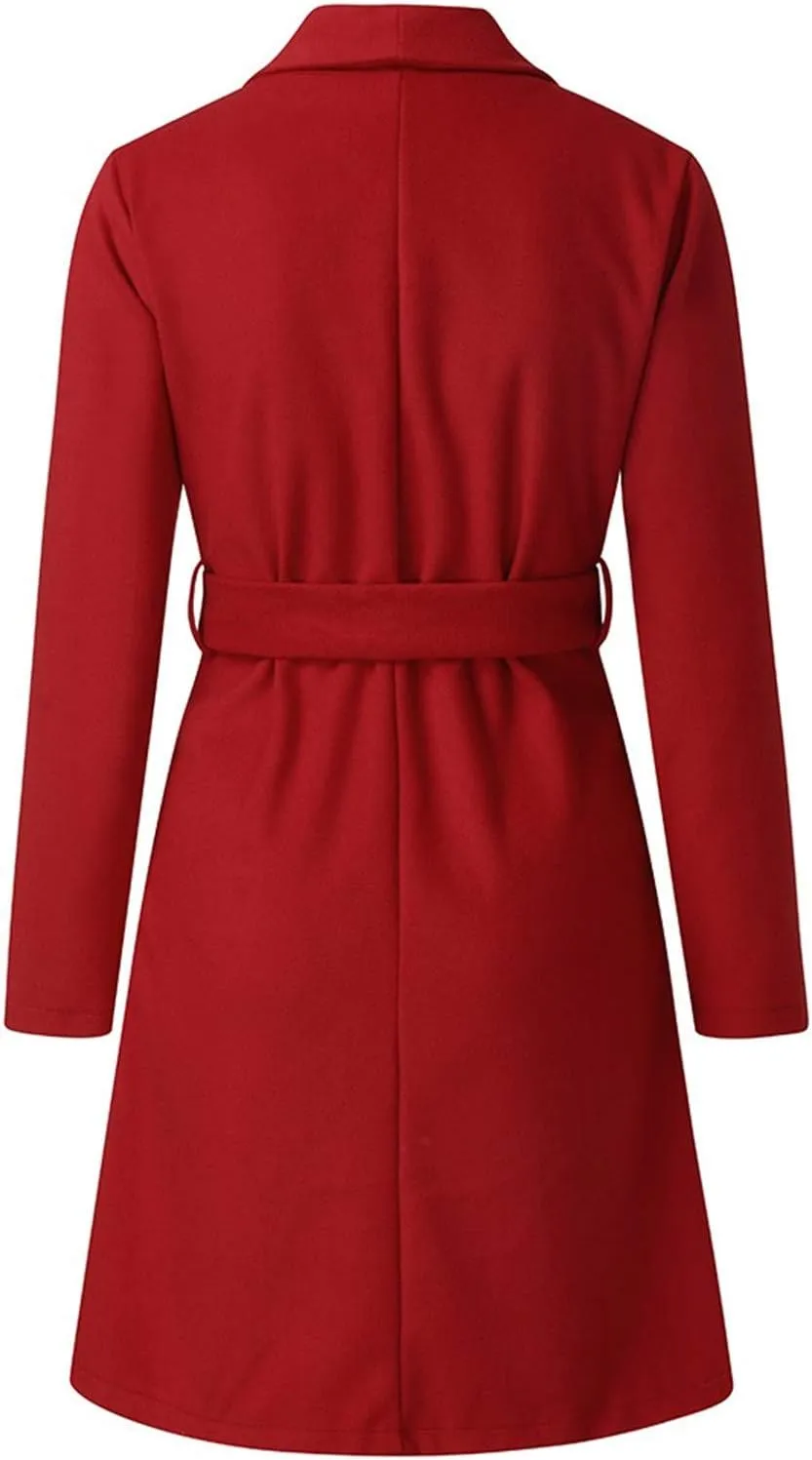 SHAOBGE Cute Trench Coats for Women Women Long Sleeve Hairy Open Front Short Cardigan Suit Jacket Long Jackets for Women
