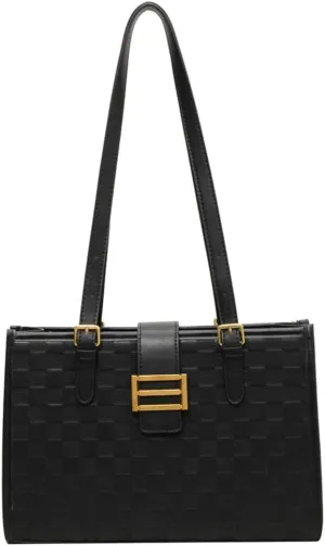 Shoulder Bag for Women Vegan Leather Tote Handbag Large Messenger Hobo Purse Retro Travel Shoulder Bag