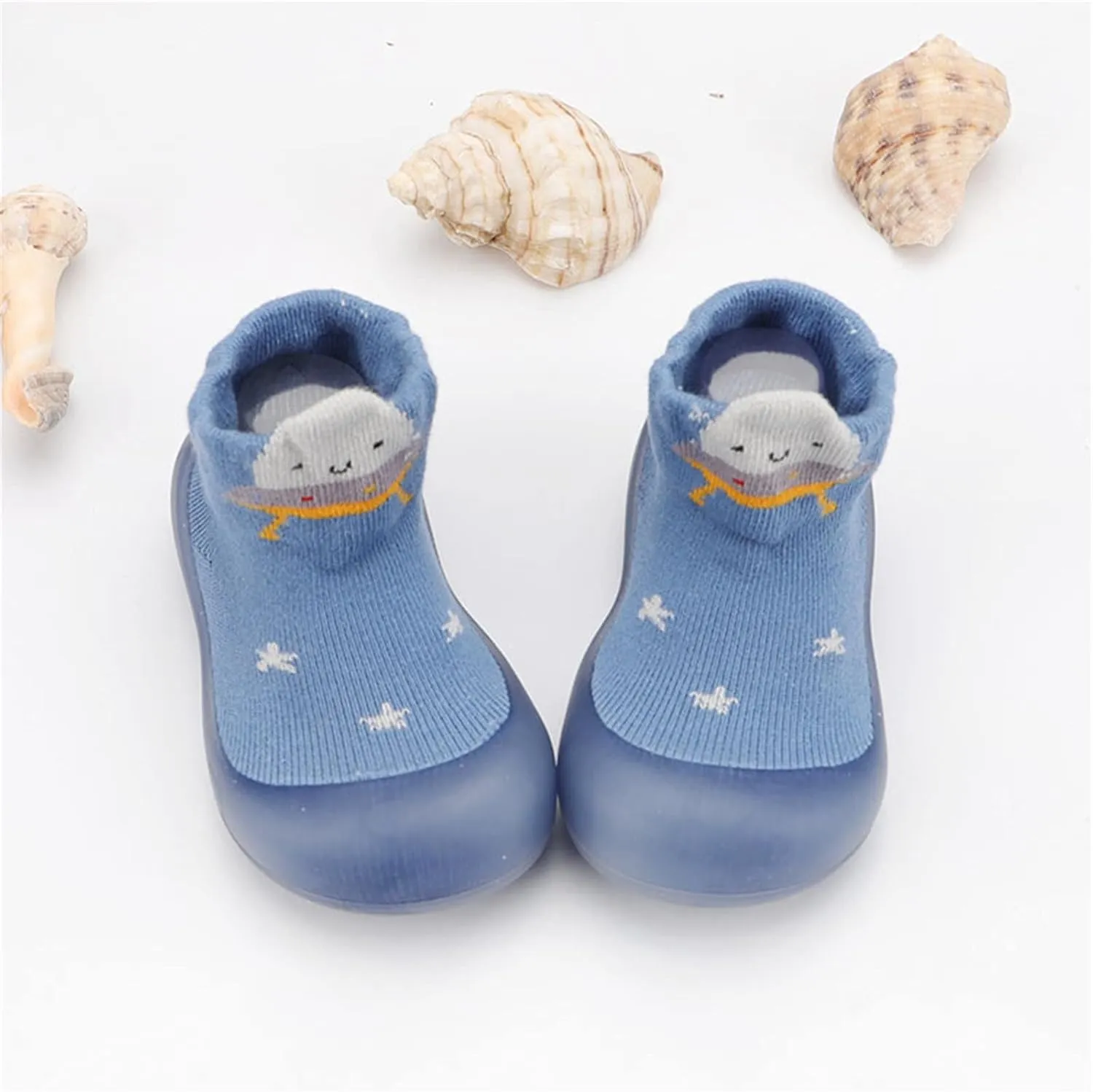 Sock Shoes Toddler,Infant First Walkers Socks Shoes Casual Animal Elastic Soft Shoes Solid Baby Toddler Shoes