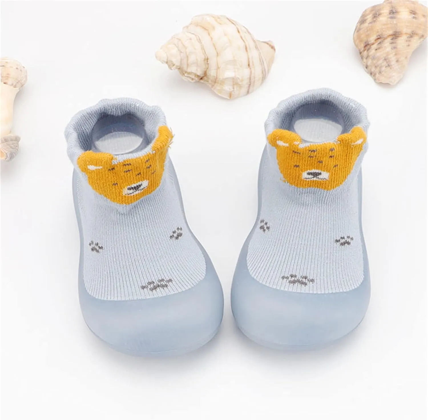 Sock Shoes Toddler,Infant First Walkers Socks Shoes Casual Animal Elastic Soft Shoes Solid Baby Toddler Shoes