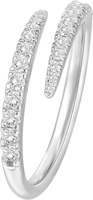 Stacking Bands for Women,Gold Plated Open Twist Eternity Statement Ring Dainty Cubic Zirconia Engagement Wedding Promise Ring
