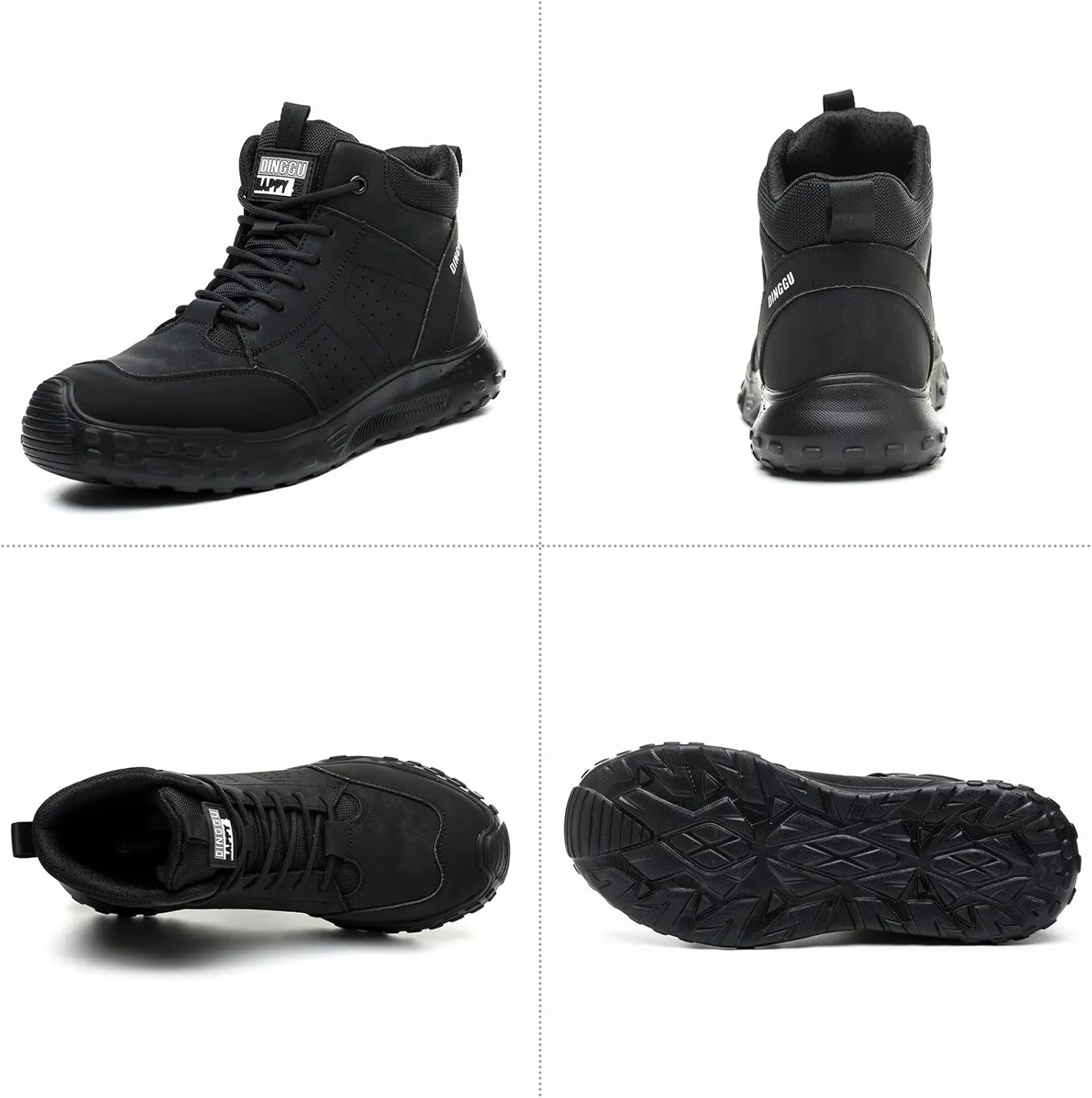 Steel Toe Shoes for Men Women Comfortable Work Shoes Indestructible Construction Safety Work Boots