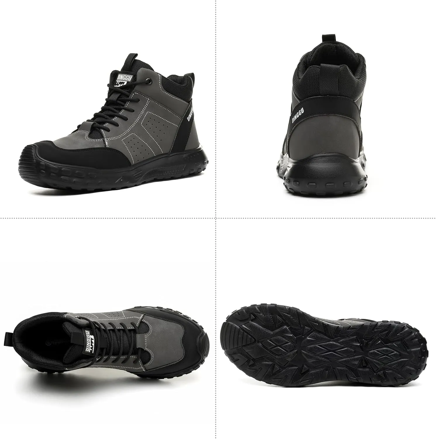 Steel Toe Shoes for Men Women Comfortable Work Shoes Indestructible Construction Safety Work Boots