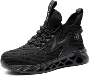 Steel Toe Work Shoes for Men Women Lightweight Comfortable Industrial & Construction Work Safety Sneakers
