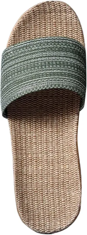 Summer Linen Slippers Comfotable Slippers Cotton And Linen Home Anti Slip Thick Soles Men orthopedic sandals for men