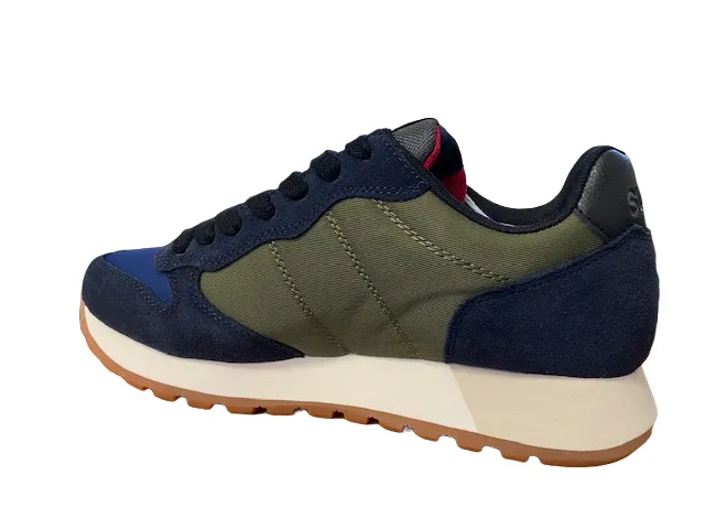 Sun68 men's sneakers Jaki Bicolor Z42114 7407 dark military-navy blue