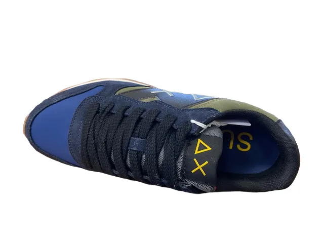 Sun68 men's sneakers Jaki Bicolor Z42114 7407 dark military-navy blue