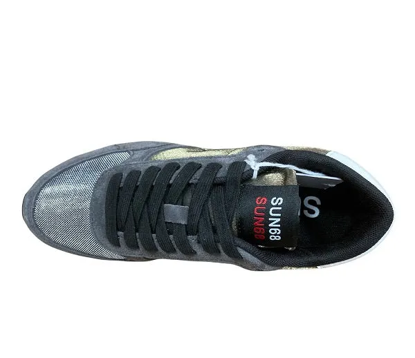Sun68 women's sneakers Kate Satin Z41221 47 dark grey
