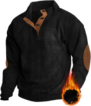 Tactical Sherpa Hoodies for Men Fleece 2024 Quater-Zip Pullover Vintage Sweatshirt Warm Long Sleeve Cargo Hoodies