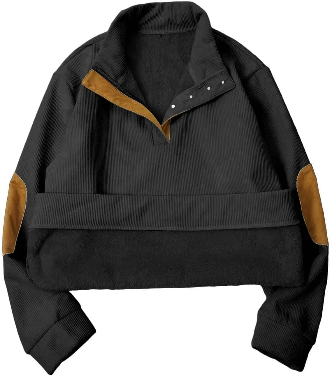 Tactical Sherpa Hoodies for Men Fleece 2024 Quater-Zip Pullover Vintage Sweatshirt Warm Long Sleeve Cargo Hoodies