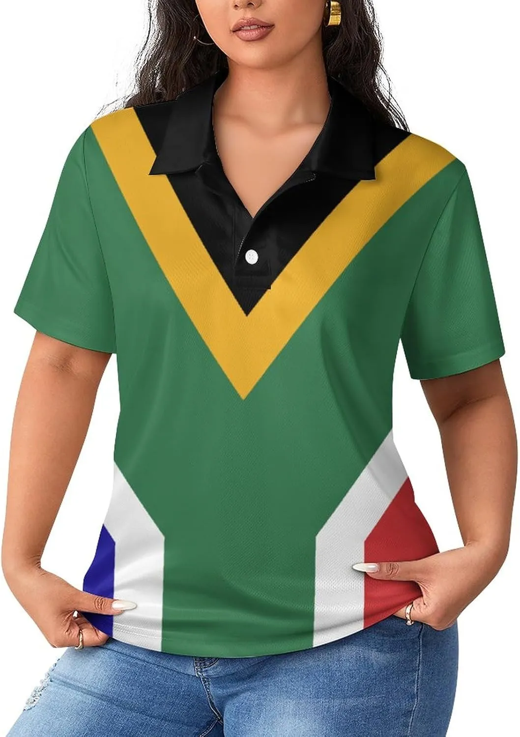 TAIZIYEAH South African Flag Tank Top Womens Sundress Casual Summer Sexy Beach Clothes 2023