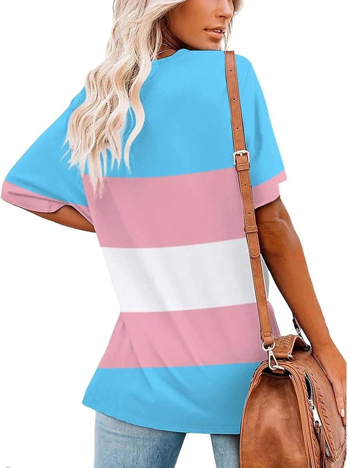 TAIZIYEAH Transgender Pride Flag Printed Camisole Casual for Women Spring Summer Party Clothes