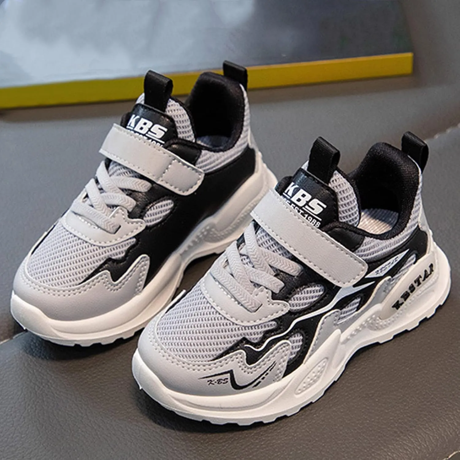 Toddler Boy Shoes Children Boys Girls Sneaker Lightweight Mesh Breathable Lace Up Casual Sport Shoes 3-13 Years