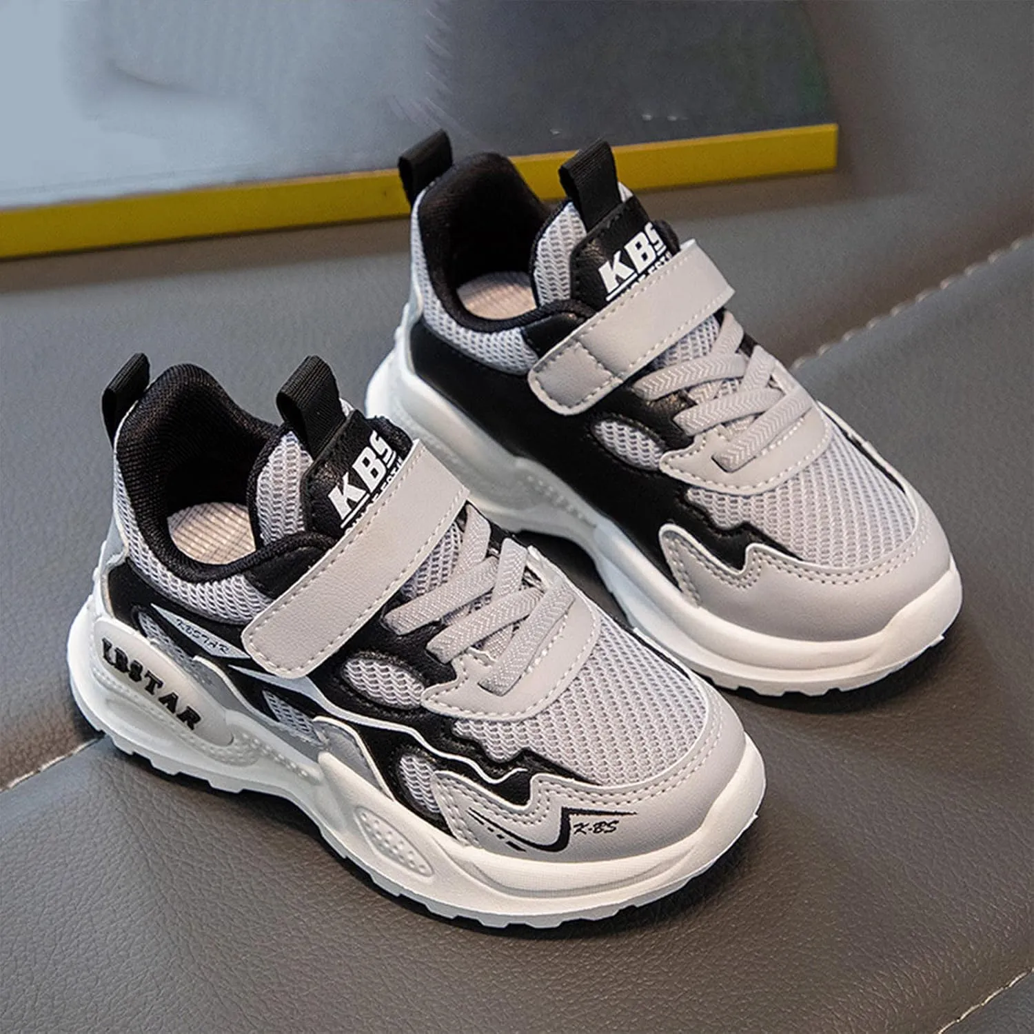 Toddler Boy Shoes Children Boys Girls Sneaker Lightweight Mesh Breathable Lace Up Casual Sport Shoes 3-13 Years
