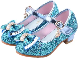 Toddler Dress Shoes,Girls Pearl Sandals Bling Bowknot Kids Infant Shoes Crystal Baby Princess Shoes 4-13 Years